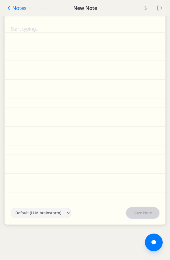 Drop Note UI